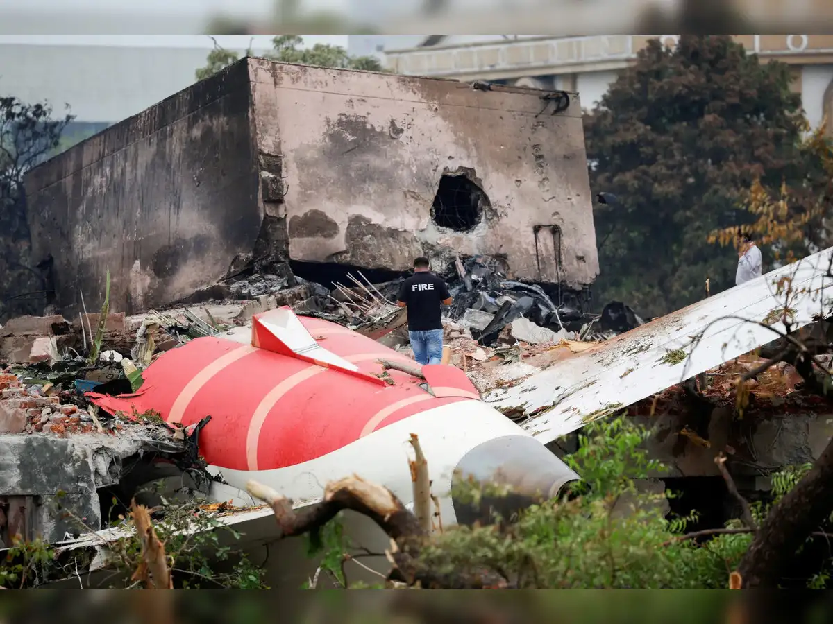 Air India Dreamliner wreckage